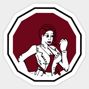 Astro Scorpio woman Sticker